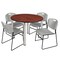 Regency Kee Round Table & Chair Set, Wood, Metal, Polypropylene Top TB48RNDCHBPCM44GY - alternate 1